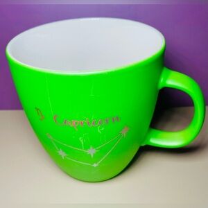 Modern Expressions Zodiac Coffee Mug Cup Capricorn Green Constellation Horoscope